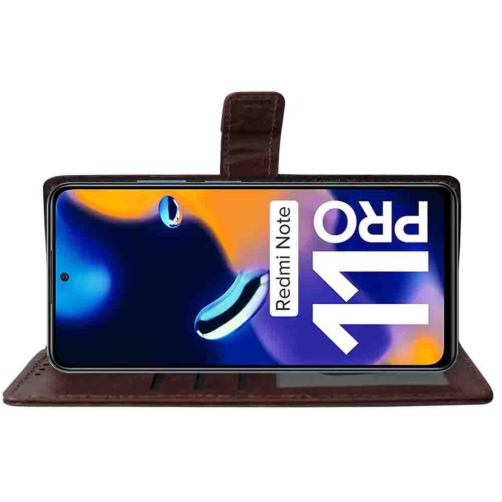 Premium Wallet Flip Cover for Mi Redmi Note 11 Pro 5G