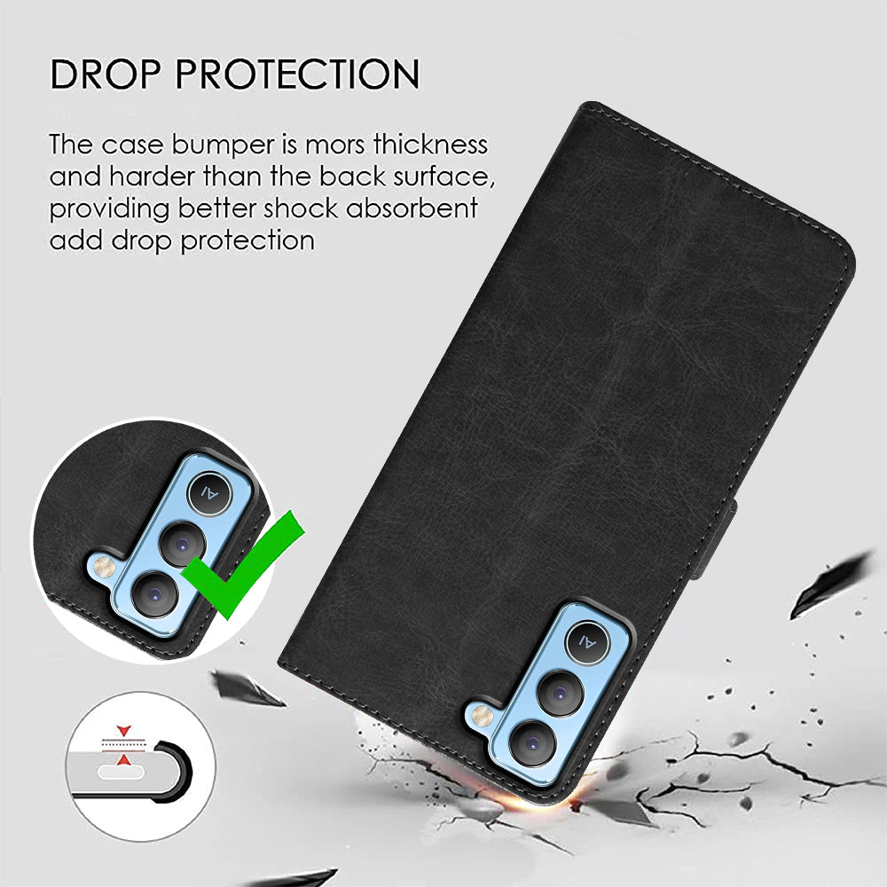 Premium Wallet Flip Cover for Tecno Pop 5 Lite 4G