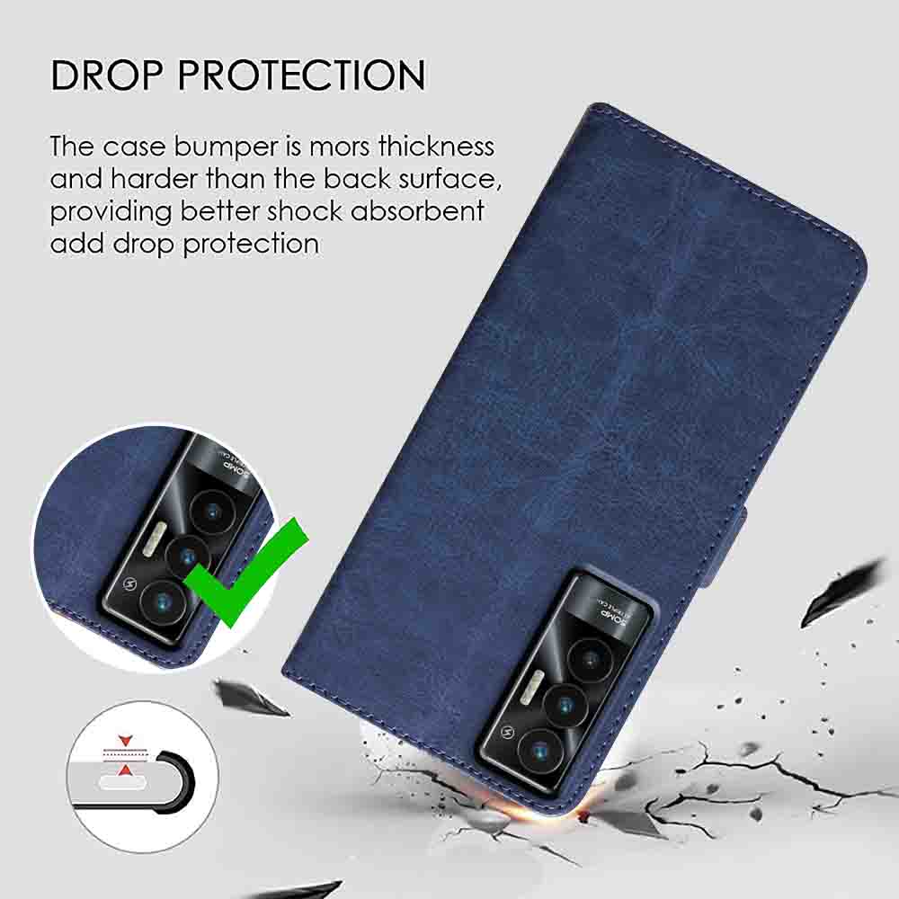 Premium Wallet Flip Cover for Tecno Pova 5G