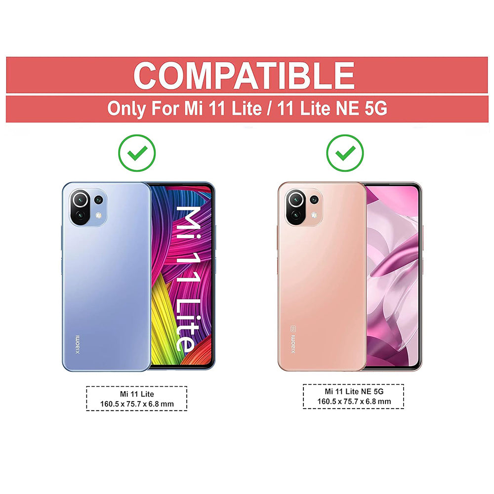 Premium Wallet Flip Cover for Mi 11 Lite 4G / 11 Lite 5G / 11 Lite 5G NE