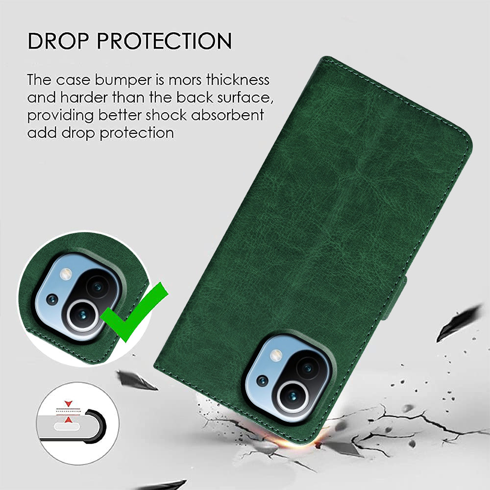 Premium Wallet Flip Cover for Mi 11 Lite 4G / 11 Lite 5G / 11 Lite 5G NE