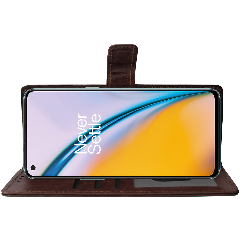 Premium Wallet Flip Cover for OnePlus Nord 2 5G