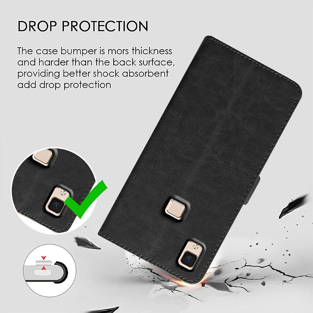 Premium Wallet Flip Cover for Vivo V3 4G