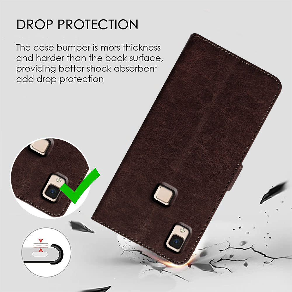 Premium Wallet Flip Cover for Vivo V3 4G