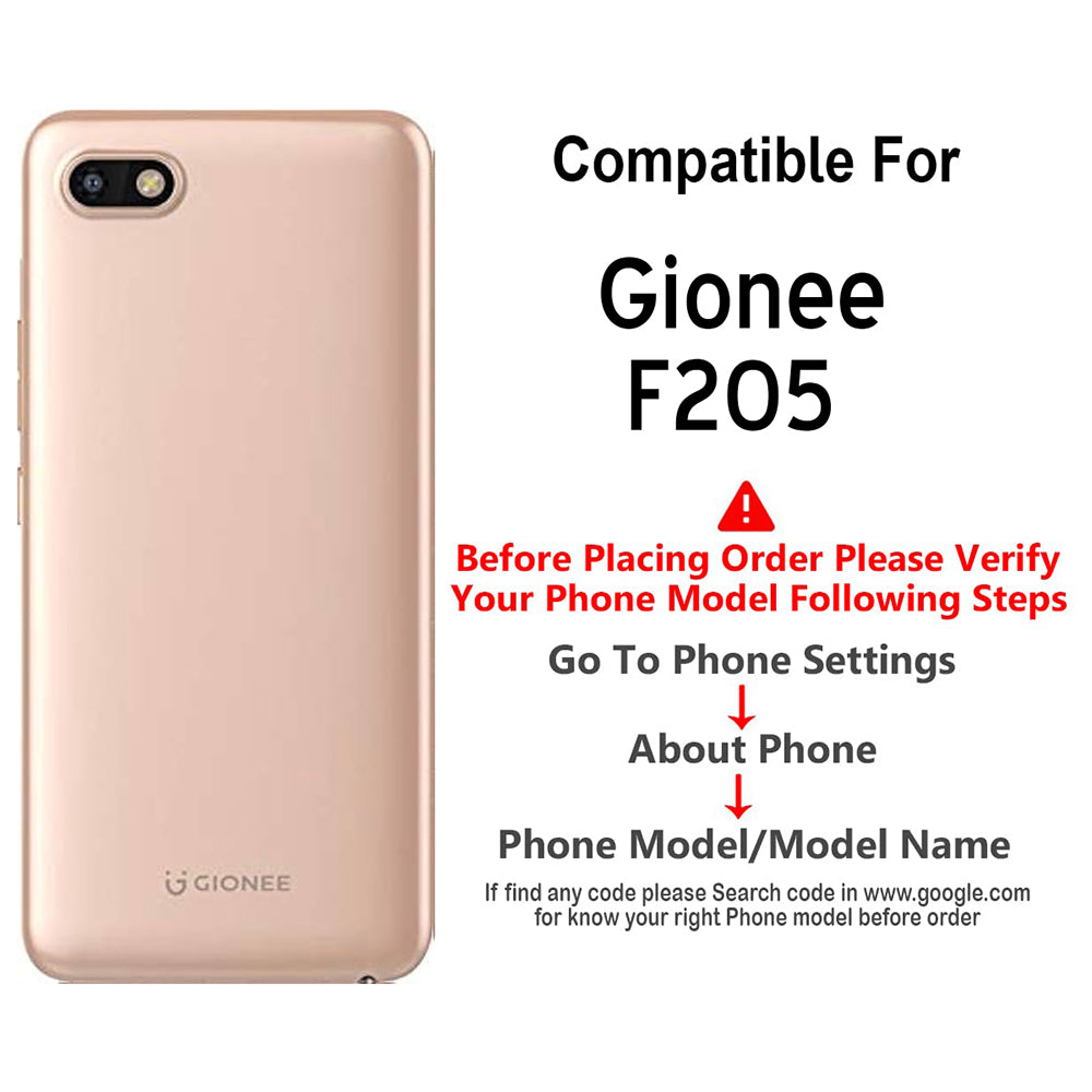 Premium Wallet Flip Cover for Gionee F205 4G