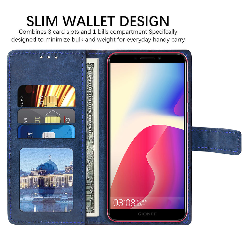 Premium Wallet Flip Cover for Gionee F205 4G