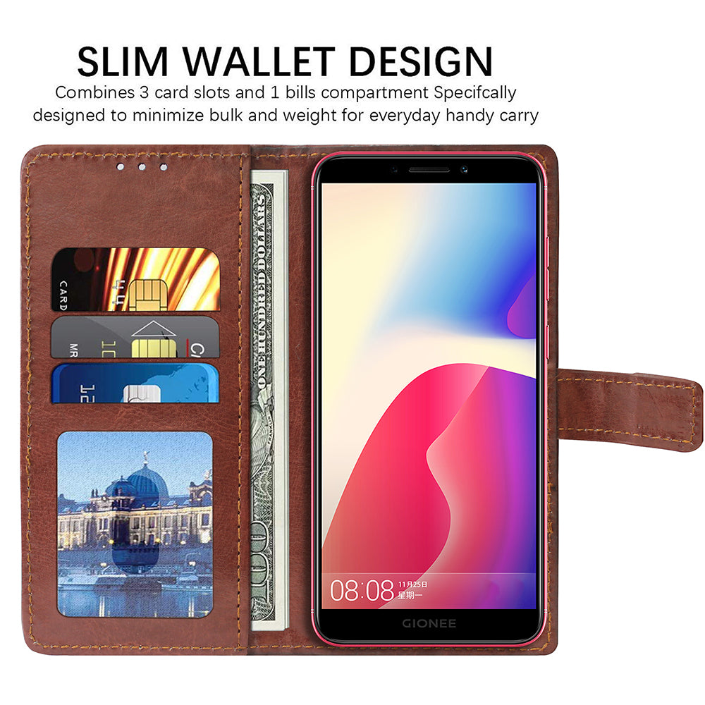 Premium Wallet Flip Cover for Gionee F205 4G