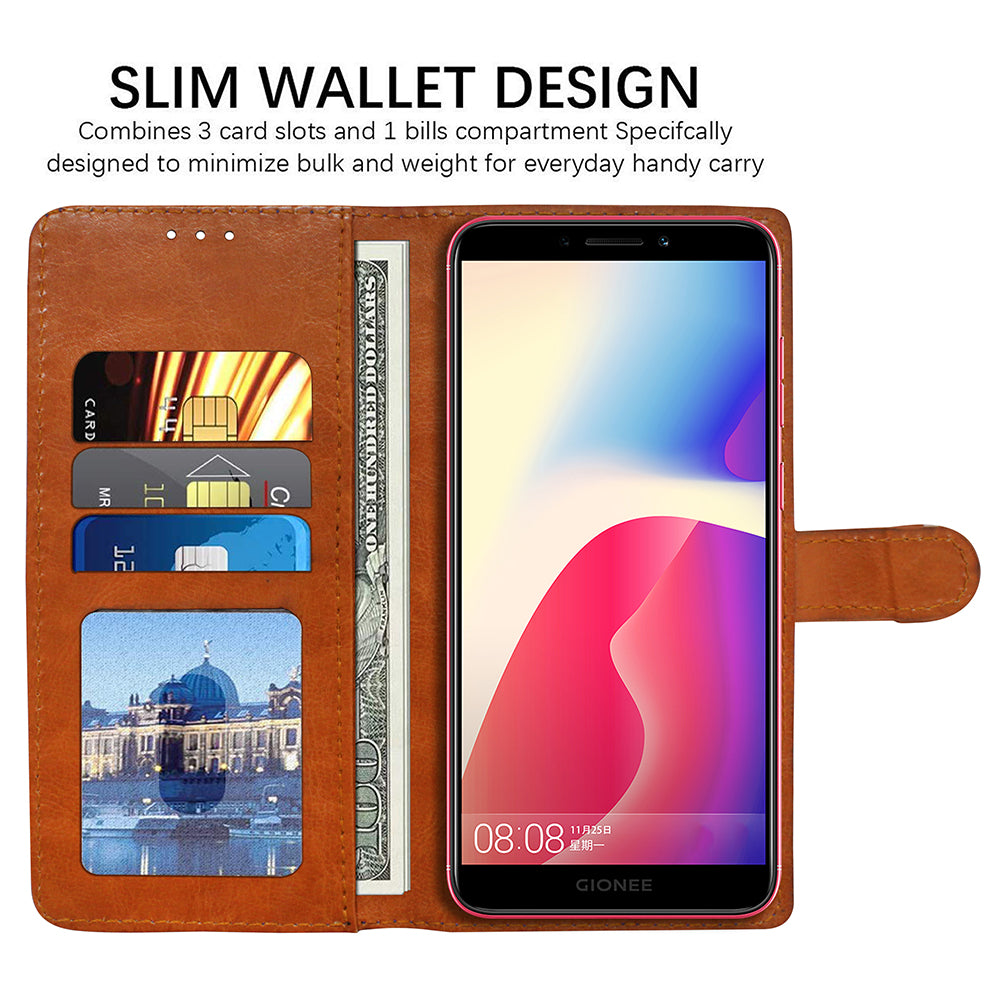 Premium Wallet Flip Cover for Gionee F205 4G