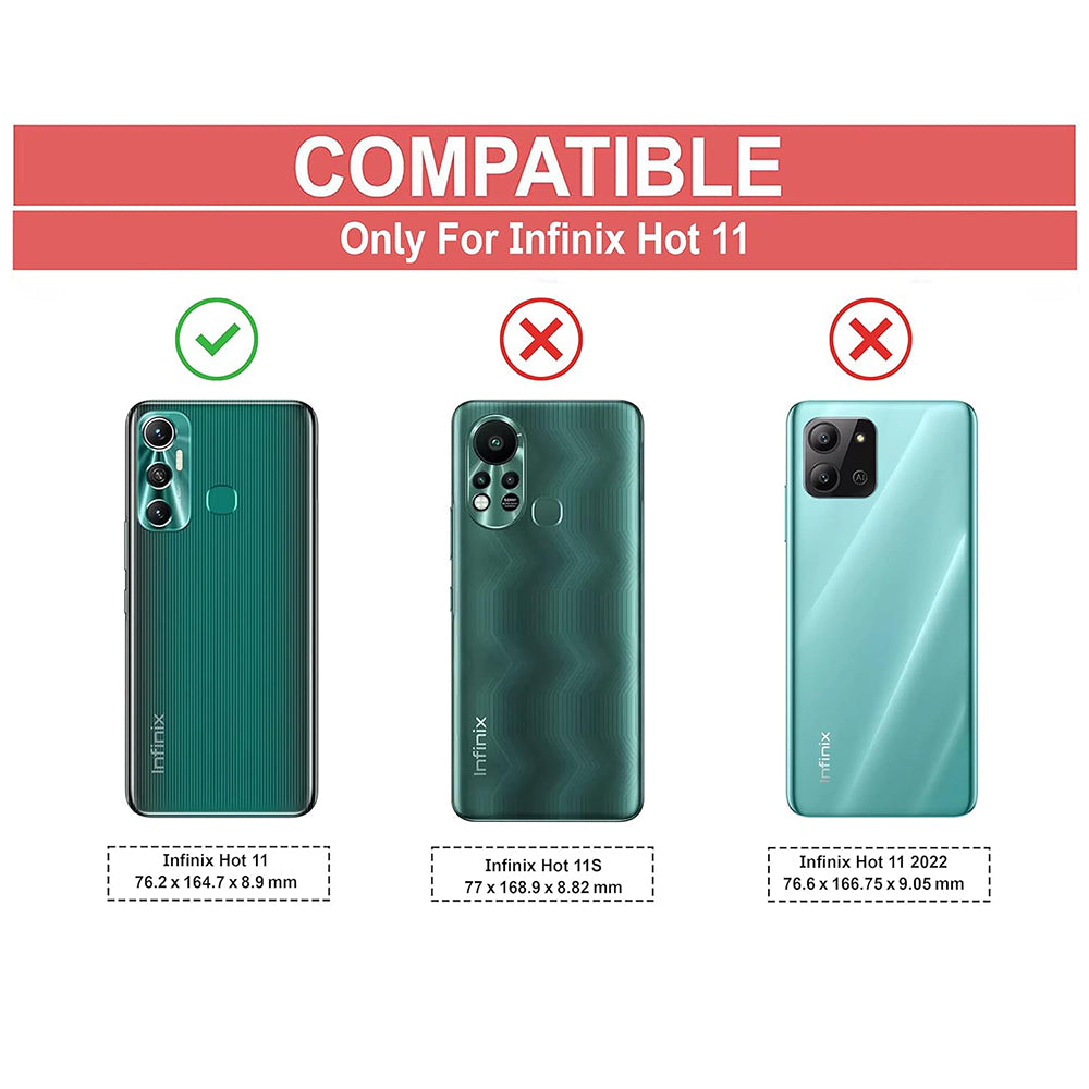 Premium Wallet Flip Cover for Infinix Hot 11 4G