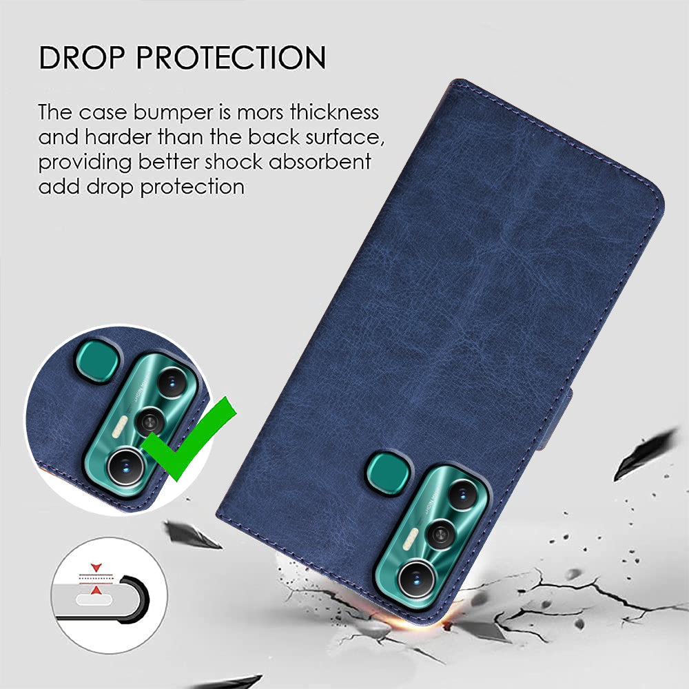 Premium Wallet Flip Cover for Infinix Hot 11 4G