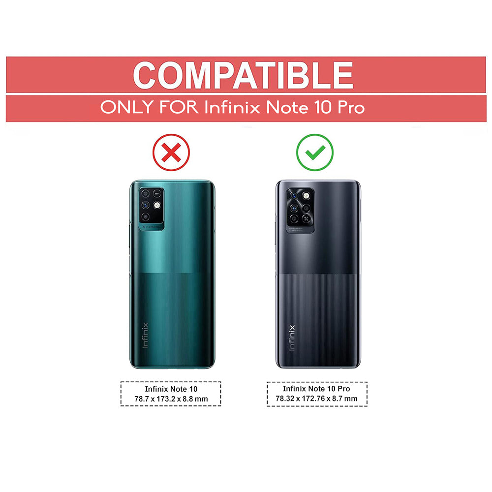 Premium Wallet Flip Cover for Infinix Note 10 Pro 4G