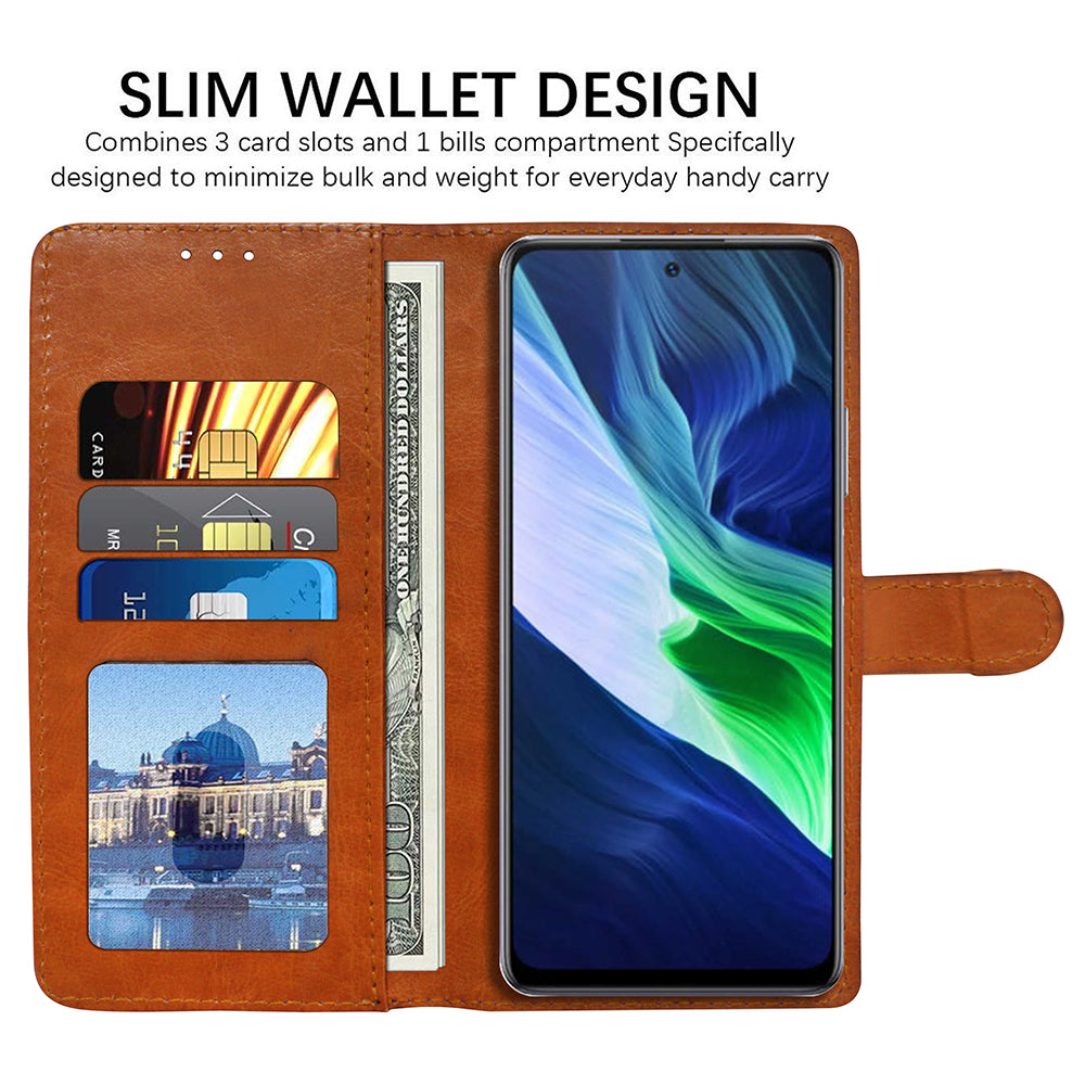 Premium Wallet Flip Cover for Infinix Note 10 Pro 4G