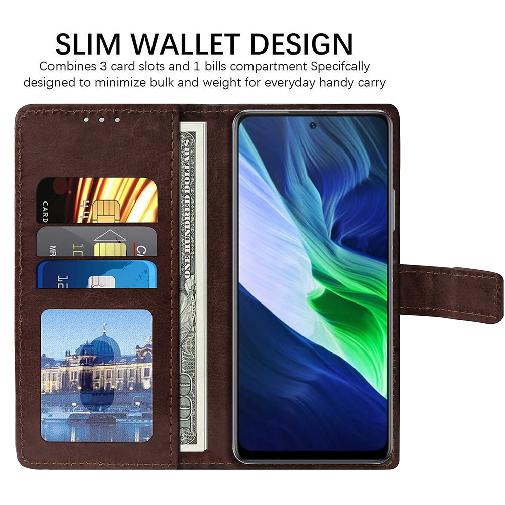 Premium Wallet Flip Cover for Infinix Note 10 Pro 4G
