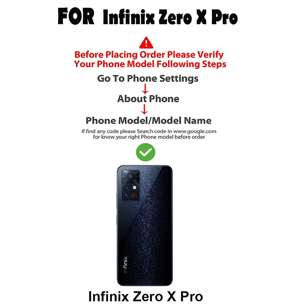 Premium Wallet Flip Cover for Infinix Zero X Pro 4G