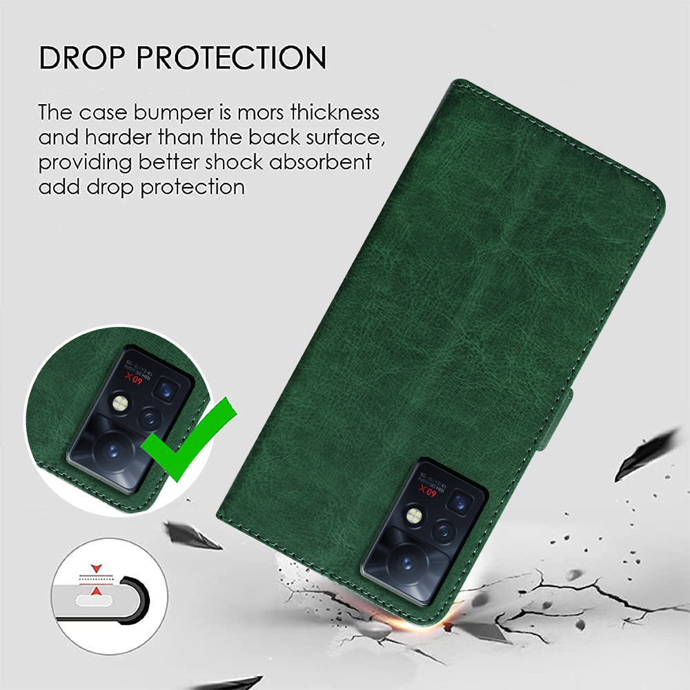 Premium Wallet Flip Cover for Infinix Zero X Pro 4G