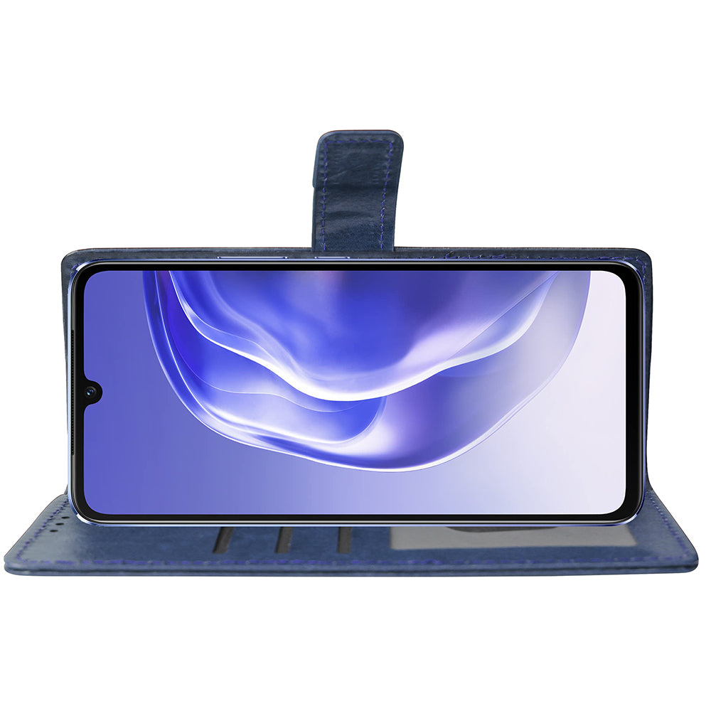 Premium Wallet Flip Cover for Vivo V21 4G
