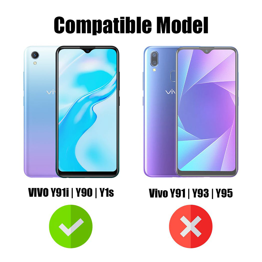 Premium Wallet Flip Cover for Vivo Y1s 4G