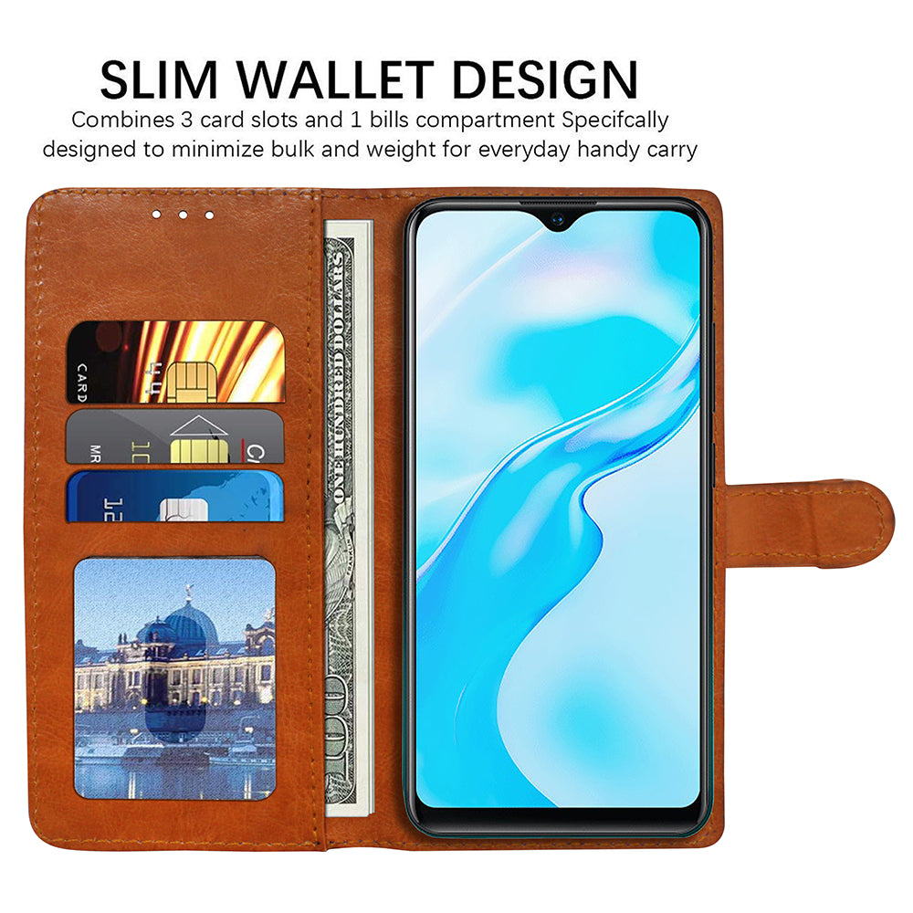 Premium Wallet Flip Cover for Vivo Y1s 4G