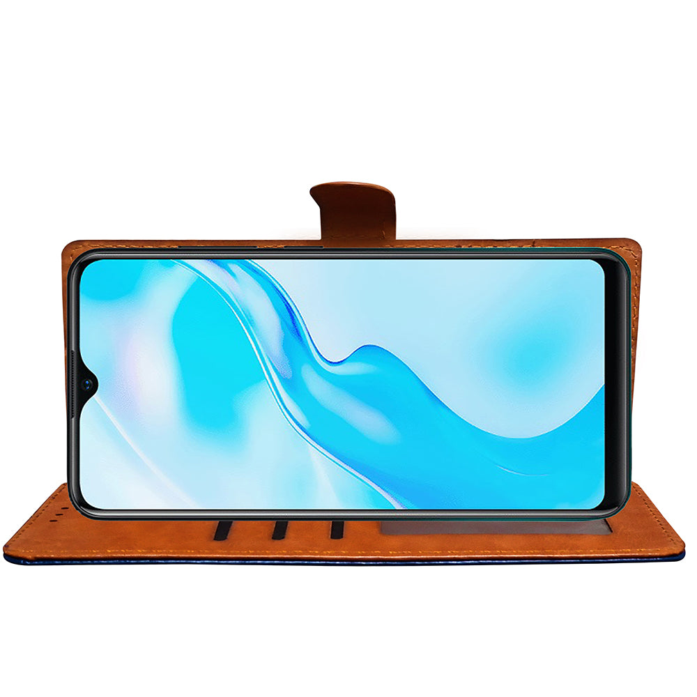 Premium Wallet Flip Cover for Vivo Y1s 4G