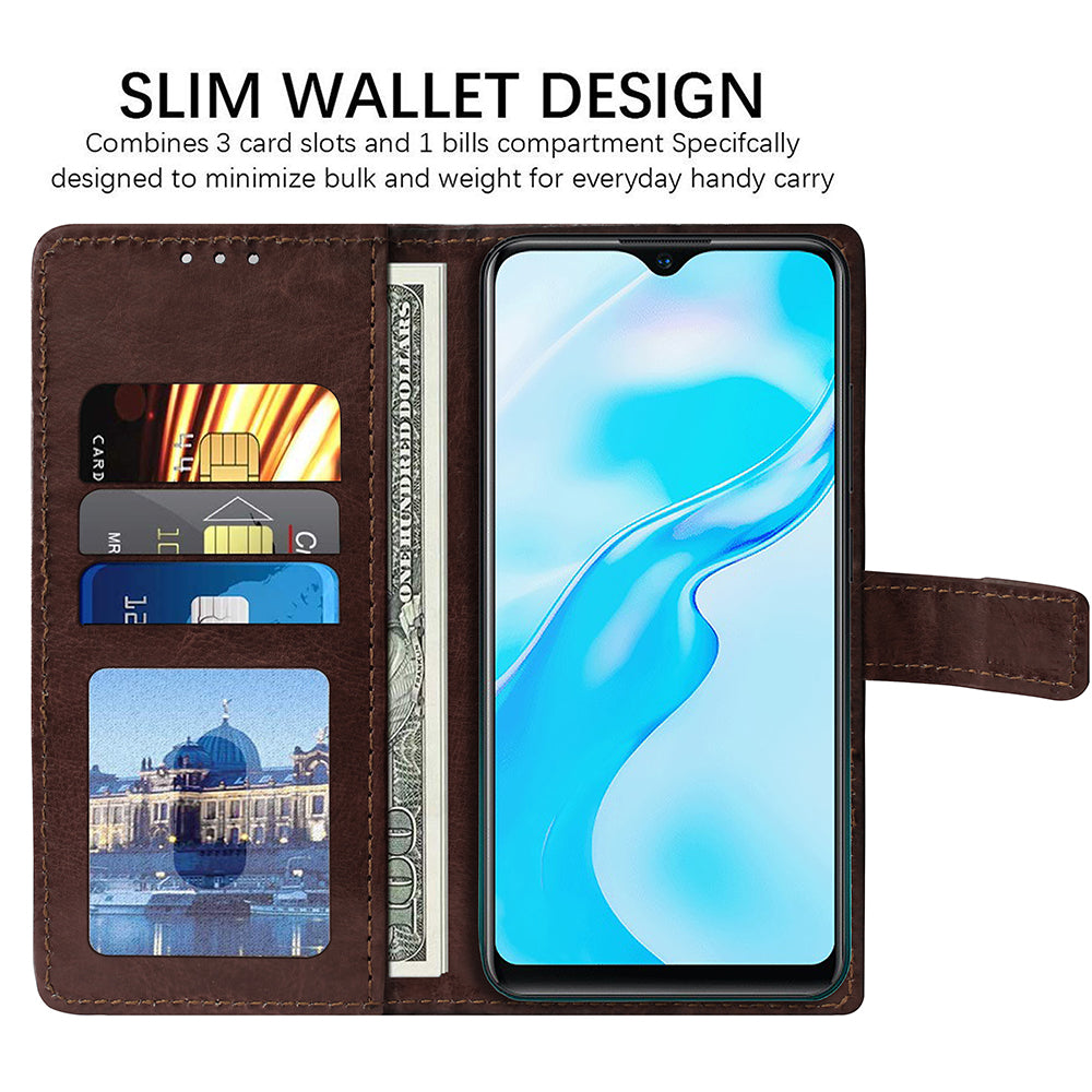 Premium Wallet Flip Cover for Vivo Y1s 4G
