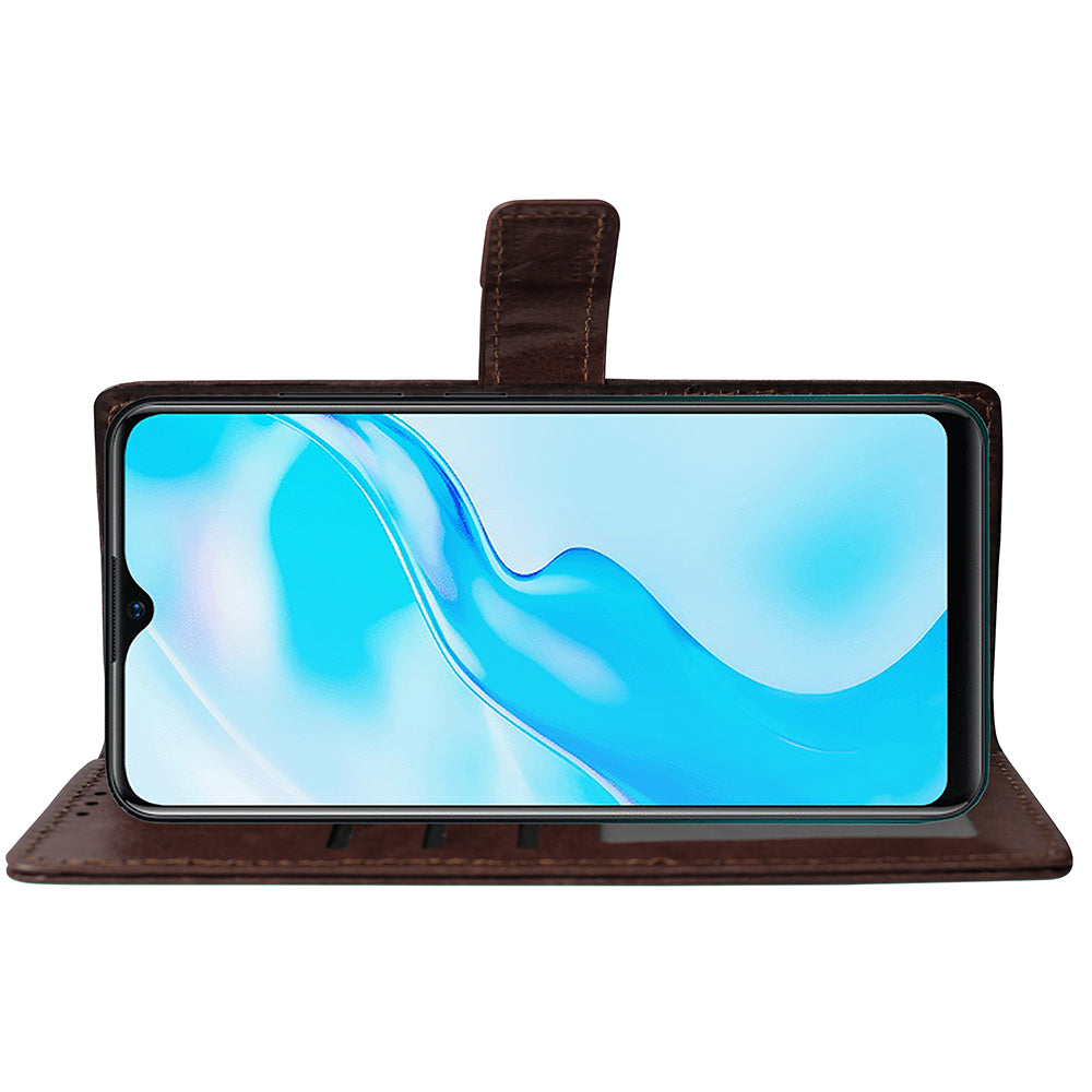 Premium Wallet Flip Cover for Vivo Y1s 4G