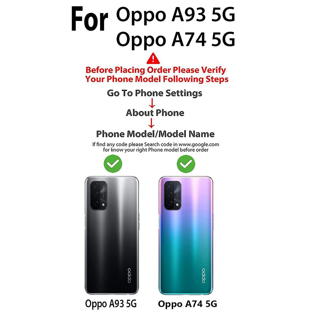 Premium Wallet Flip Cover for Oppo A93 5G