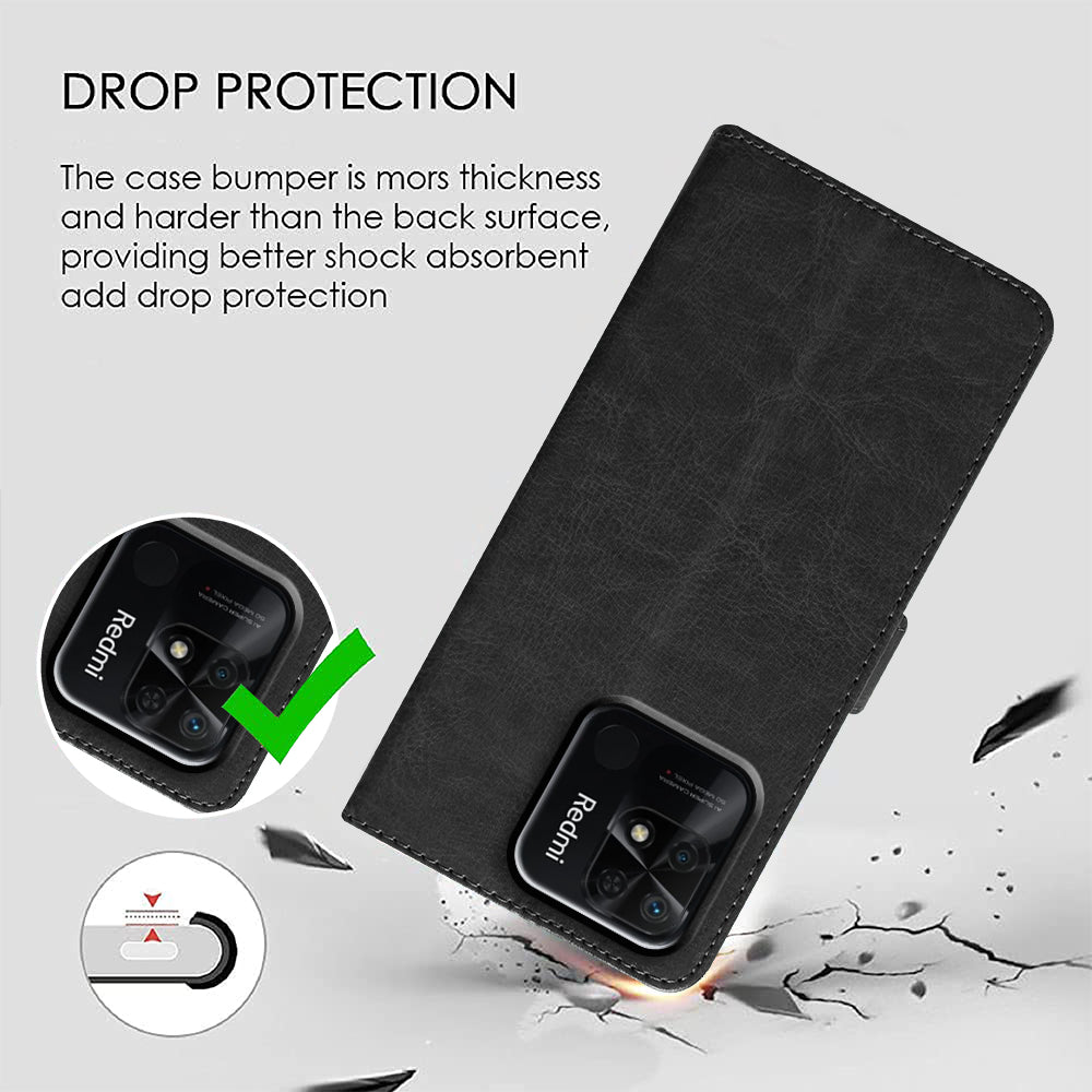 Premium Wallet Flip Cover for Mi Redmi 10 4G