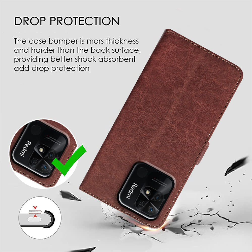 Premium Wallet Flip Cover for Mi Redmi 10 4G