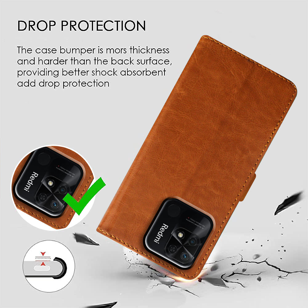 Premium Wallet Flip Cover for Mi Redmi 10 4G