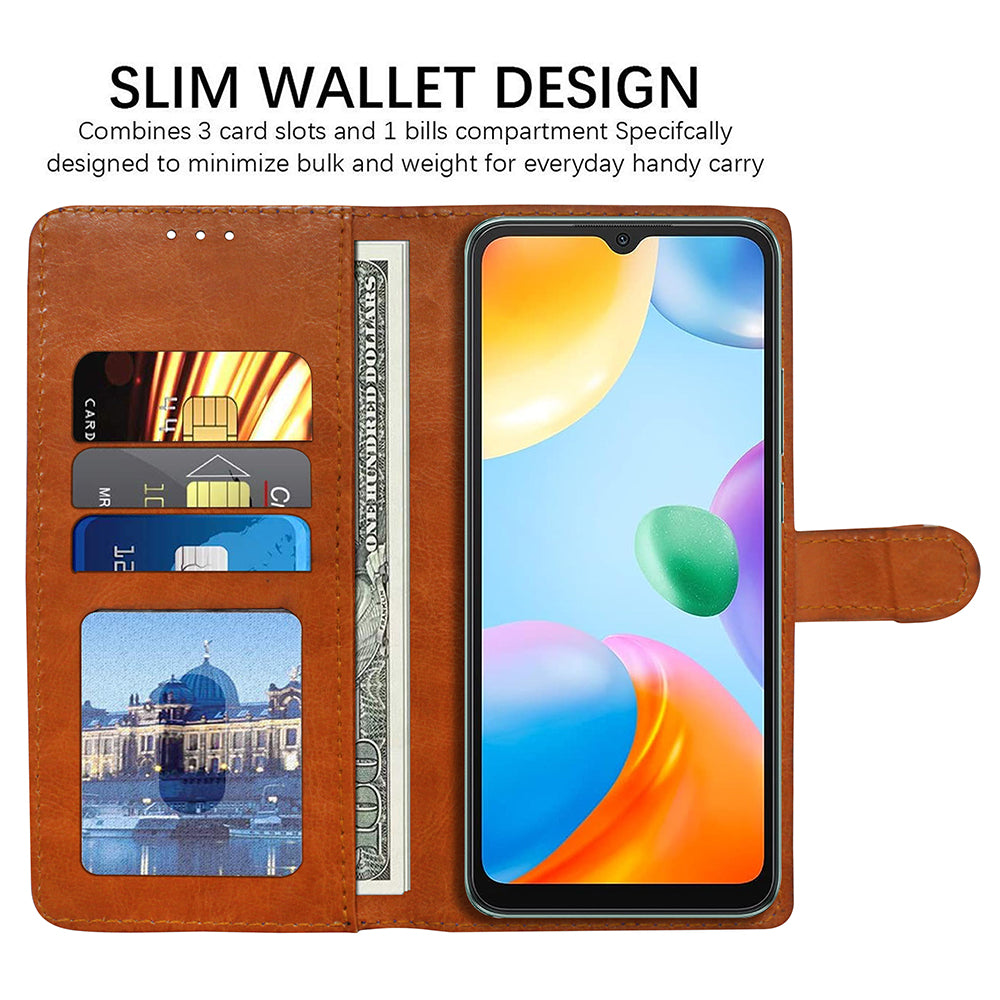 Premium Wallet Flip Cover for Mi Redmi 10 4G