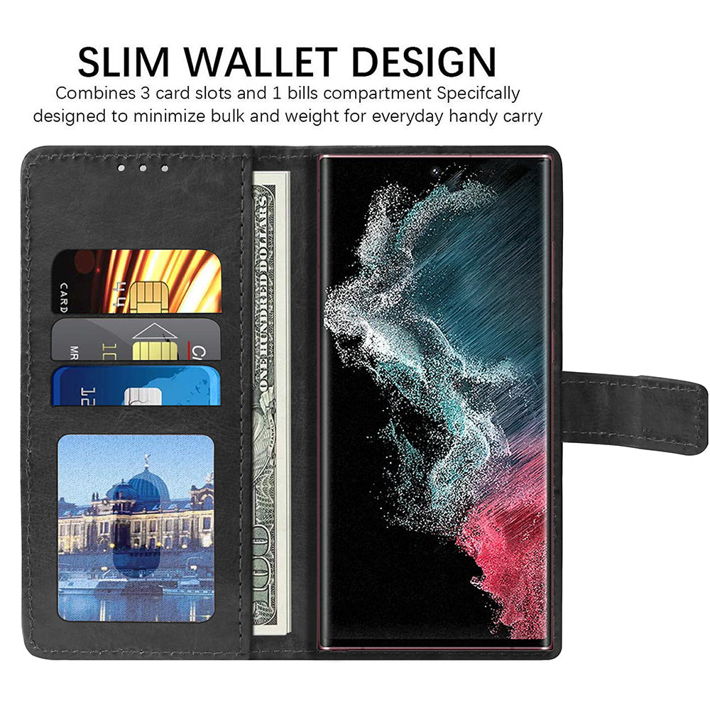 Premium Wallet Flip Cover for Samsung Galaxy S22 Ultra 5G