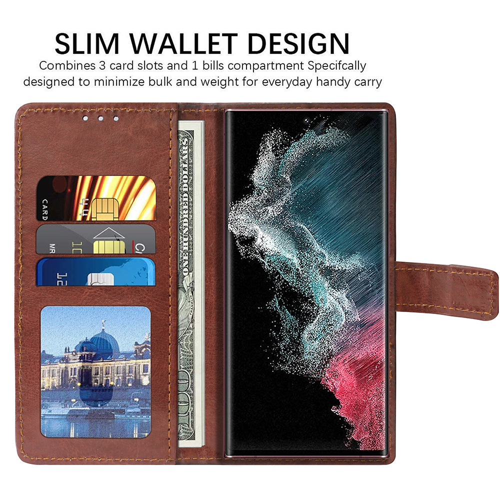 Premium Wallet Flip Cover for Samsung Galaxy S22 Ultra 5G