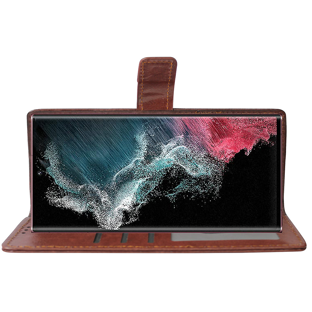 Premium Wallet Flip Cover for Samsung Galaxy S22 Ultra 5G