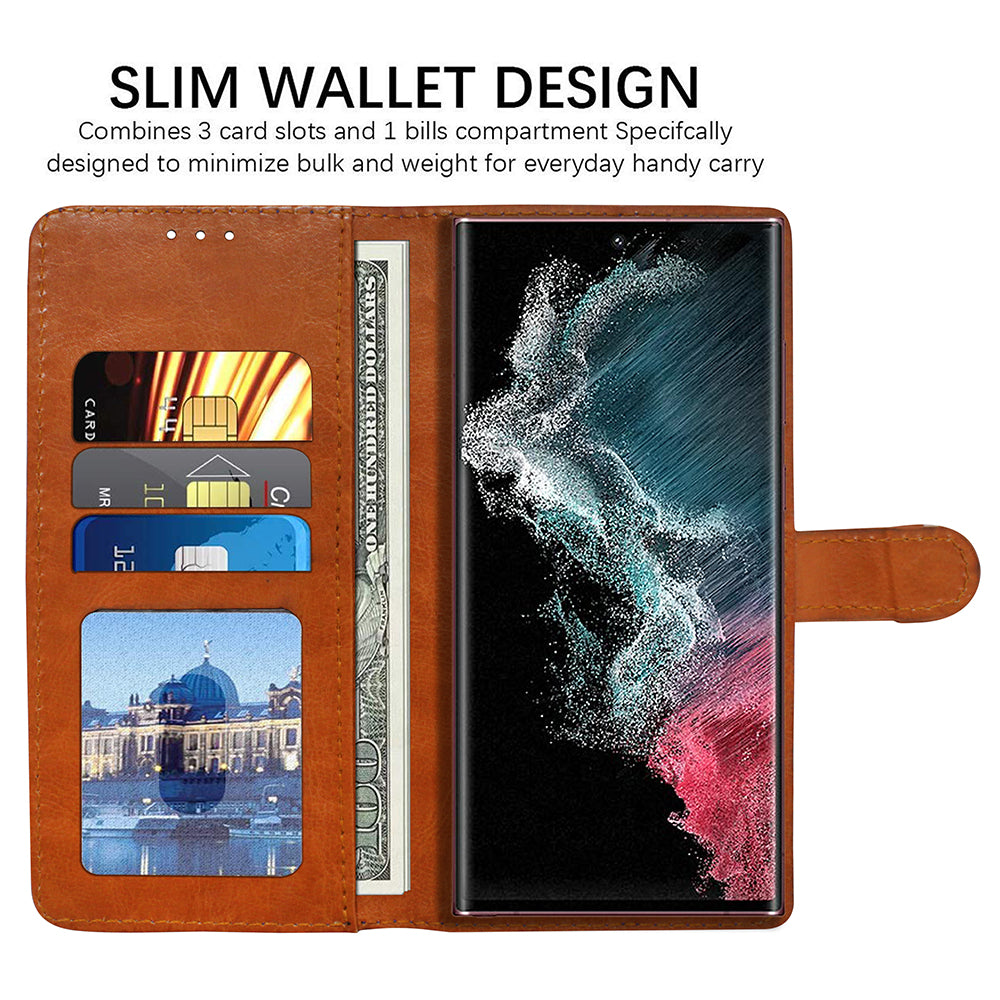 Premium Wallet Flip Cover for Samsung Galaxy S22 Ultra 5G