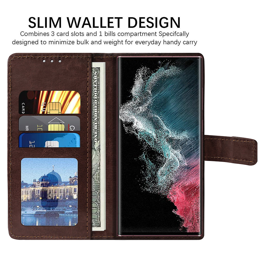 Premium Wallet Flip Cover for Samsung Galaxy S22 Ultra 5G