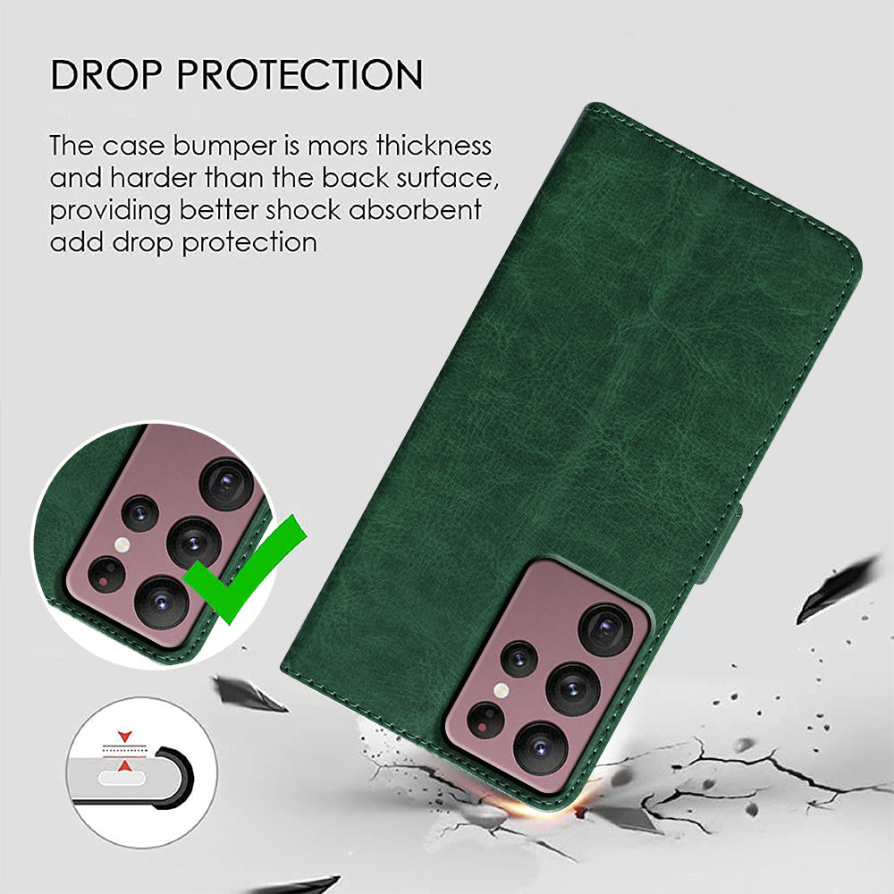 Premium Wallet Flip Cover for Samsung Galaxy S22 Ultra 5G