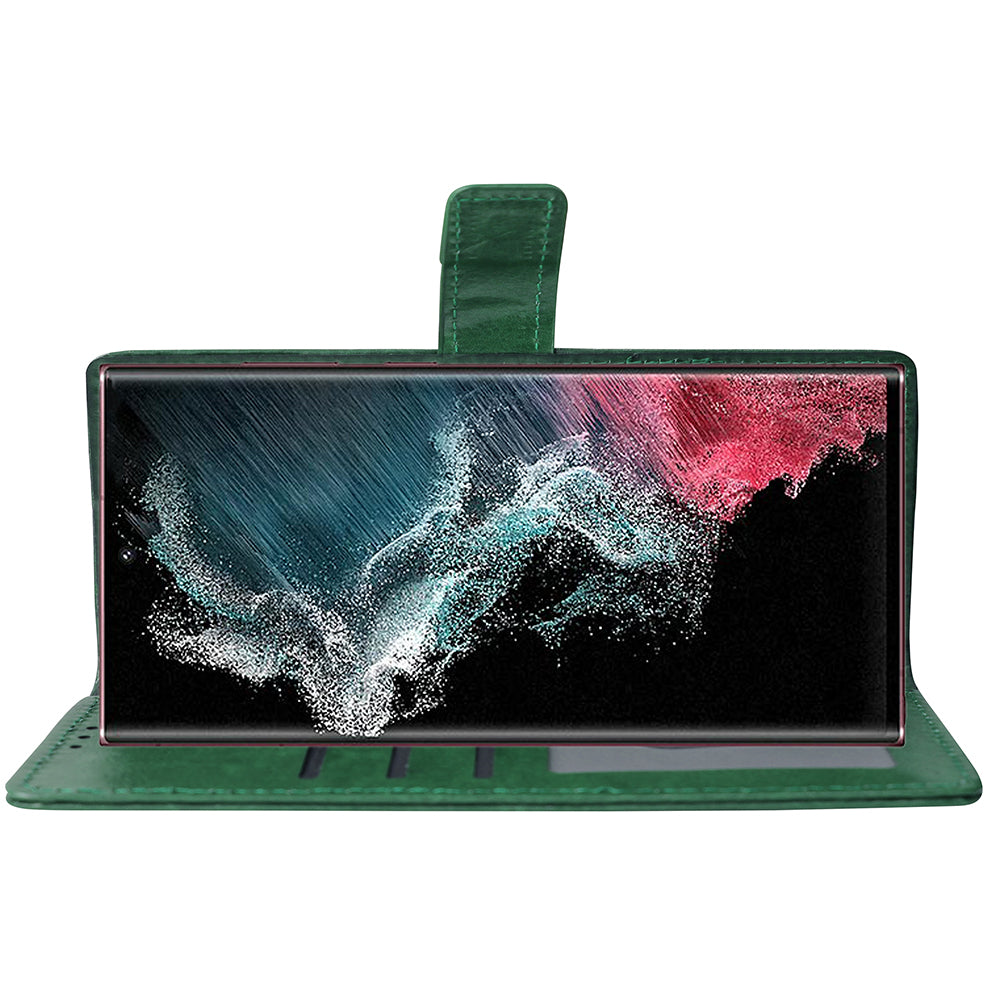 Premium Wallet Flip Cover for Samsung Galaxy S22 Ultra 5G