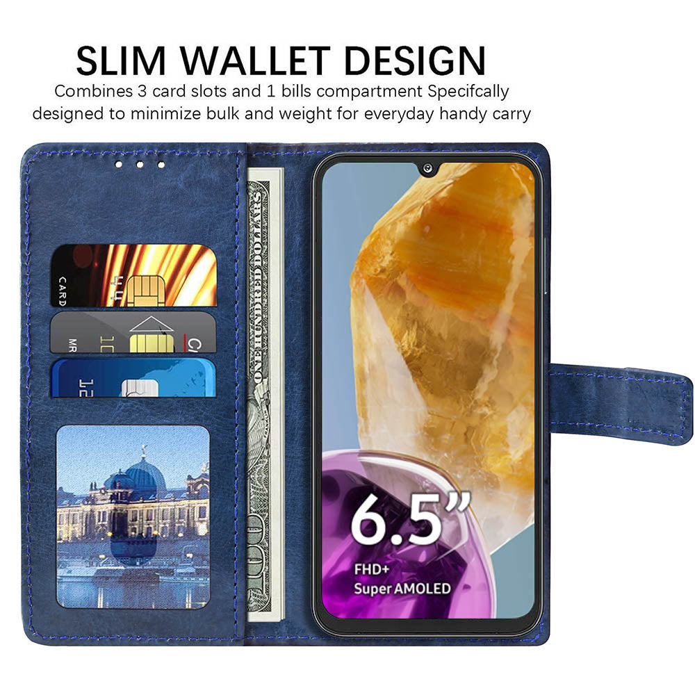 Premium Wallet Flip Cover for Samsung Galaxy M15 5G / F15 5G