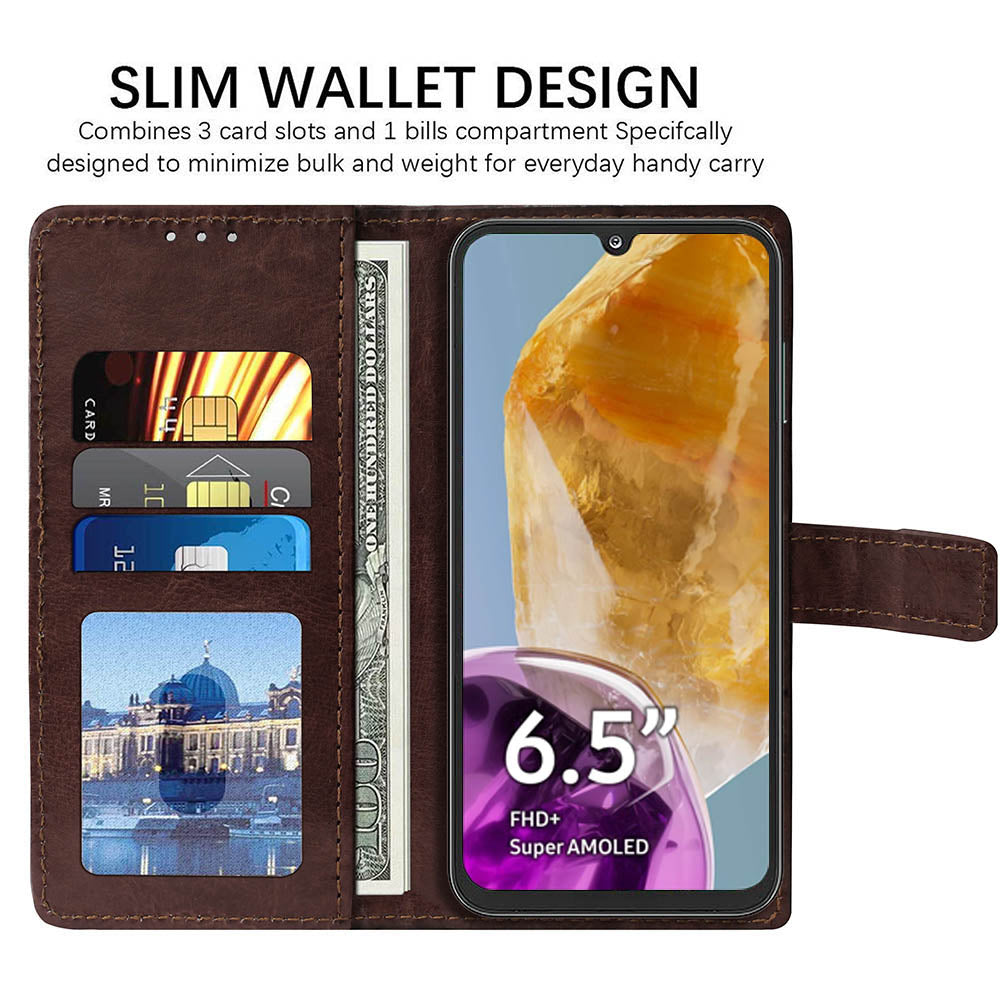 Premium Wallet Flip Cover for Samsung Galaxy M15 5G / F15 5G