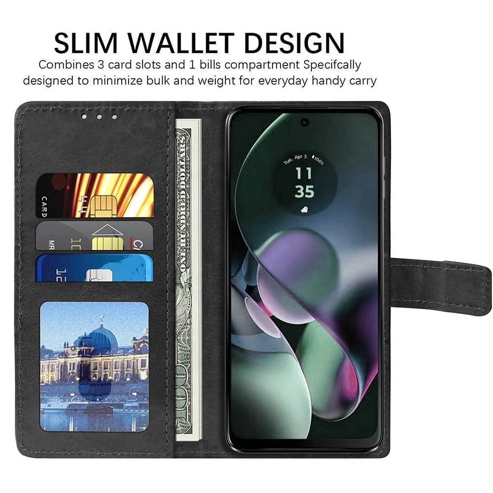 Premium Wallet Flip Cover for Vivo Y18 4G / Y18e 4G / Y03 4G / T3 Lite 5G / Z9 Lite 5G