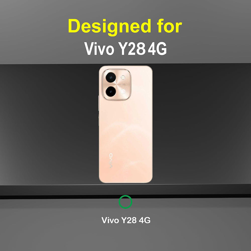 Premium Wallet Flip Cover for Vivo Y28 4G