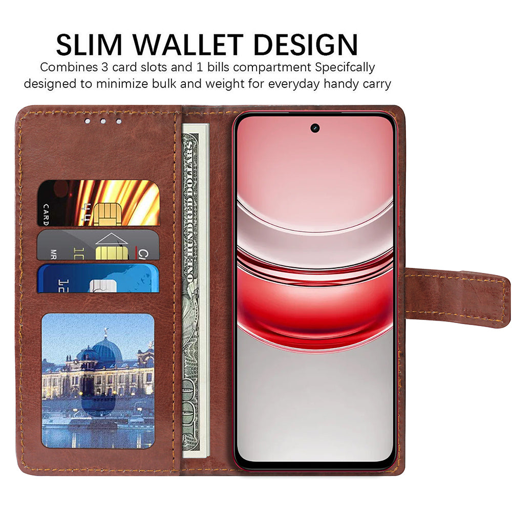 Premium Wallet Flip Cover for Realme 14x 5G