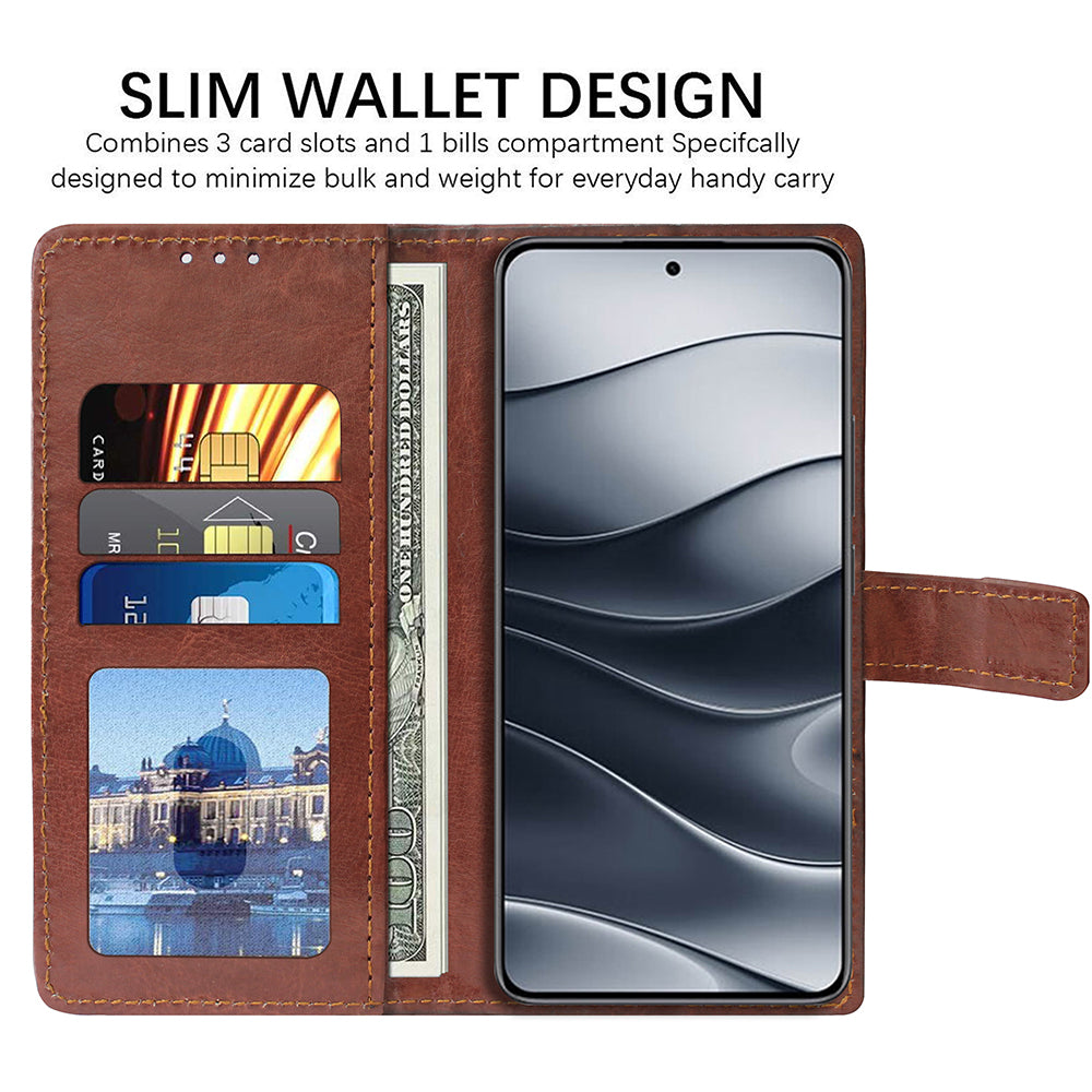 Premium Wallet Flip Cover for Mi Redmi Note 14 5G