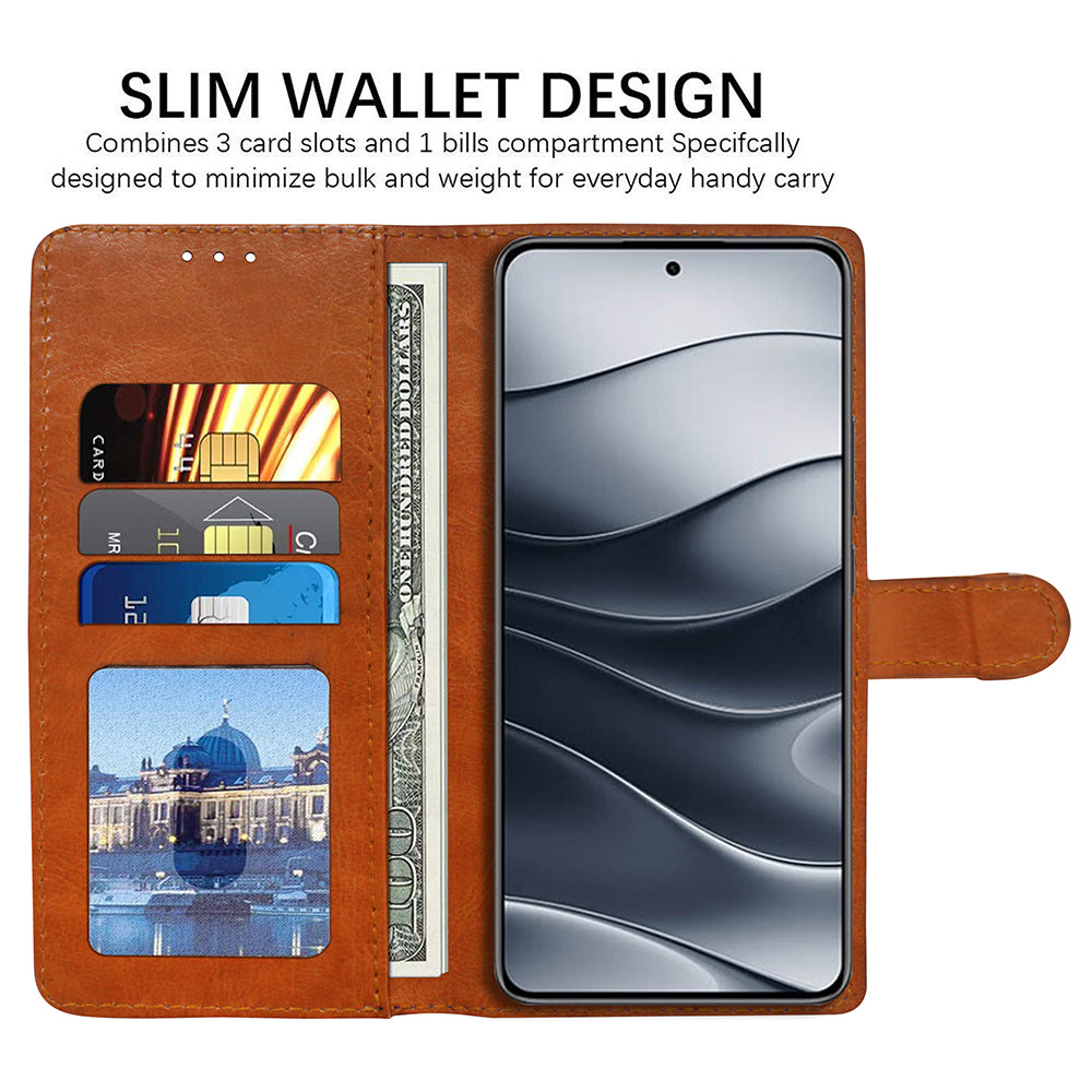 Premium Wallet Flip Cover for Mi Redmi Note 14 5G