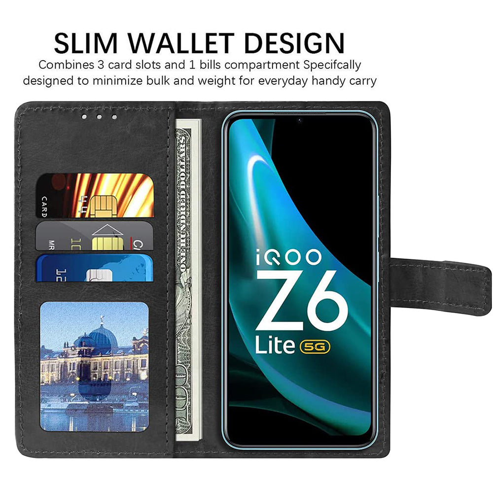 Premium Wallet Flip Cover for Vivo Y77 5G