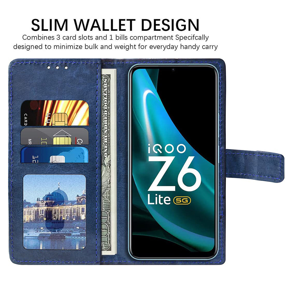 Premium Wallet Flip Cover for Vivo Y77 5G