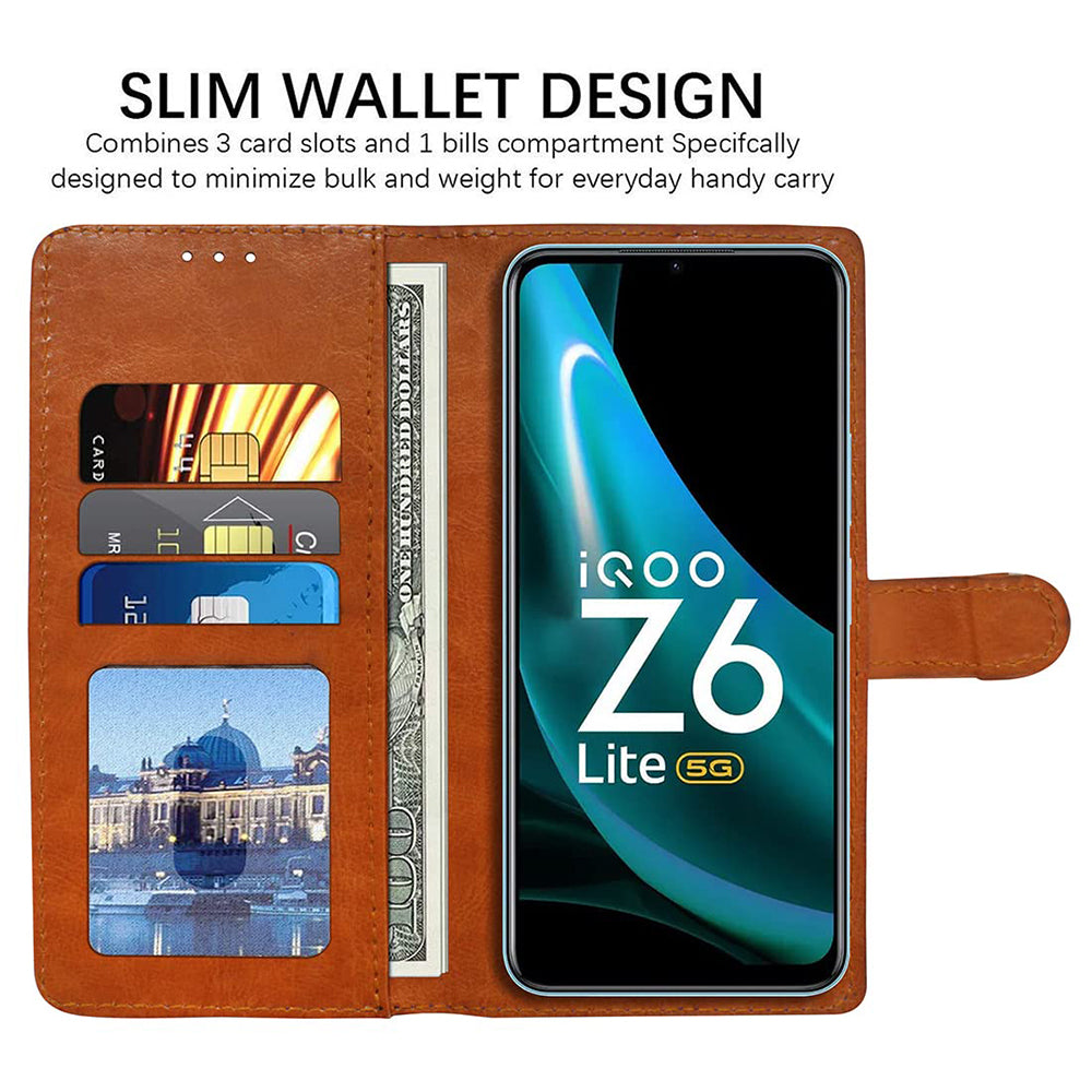 Premium Wallet Flip Cover for Vivo Y77 5G