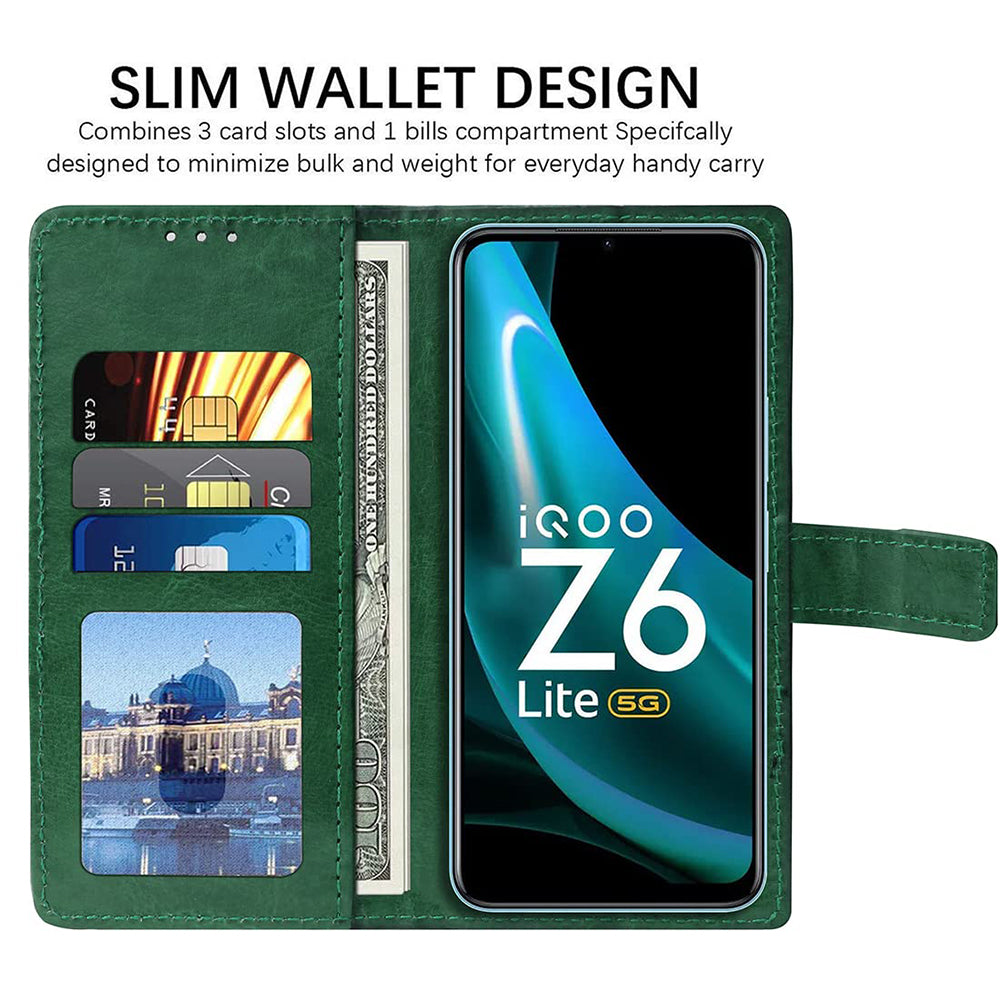 Premium Wallet Flip Cover for Vivo Y77 5G