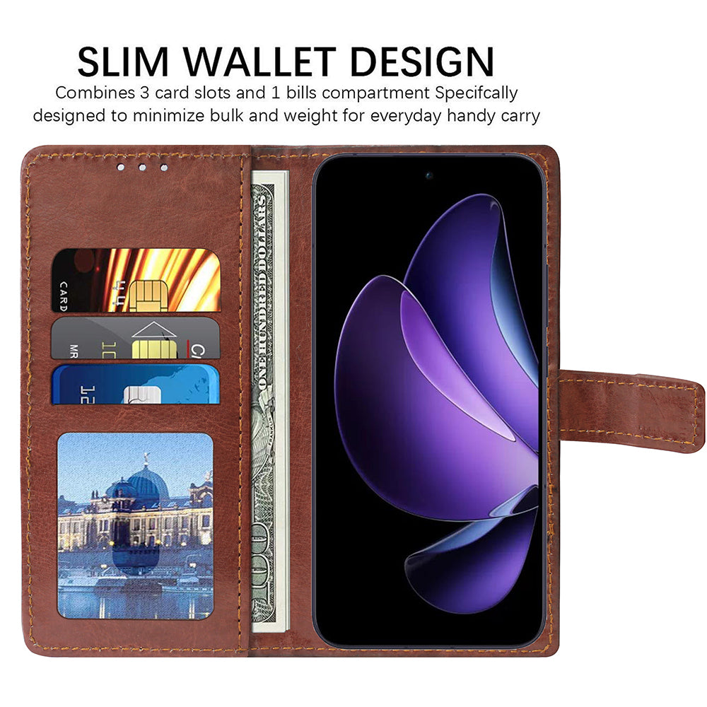 Premium Wallet Flip Cover for Oppo Reno13 5G