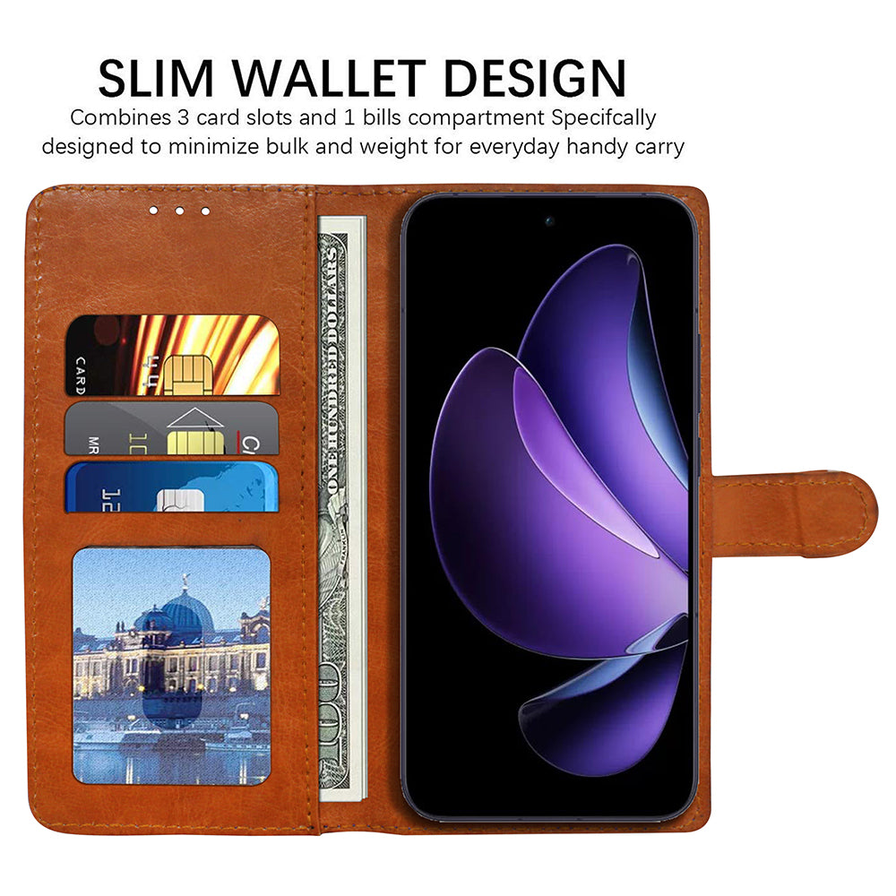 Premium Wallet Flip Cover for Oppo Reno13 5G